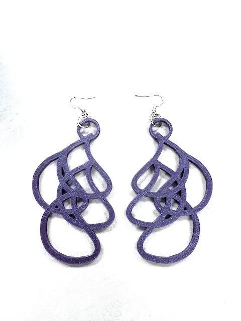Loop Pattern Earrings view 2