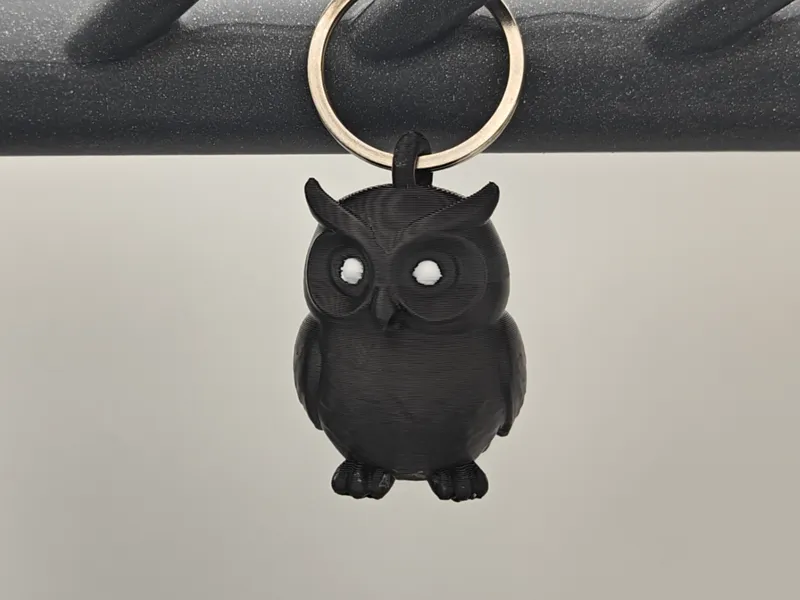 Mini Night Owl Keychain