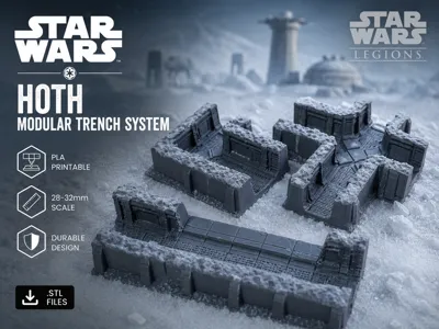 Hoth Modular Trench System - Tabletop Terrain