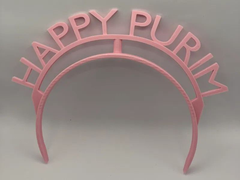 Happy Purim - Headband