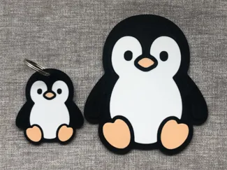Cute Penguin | Wall Decor & Keychain