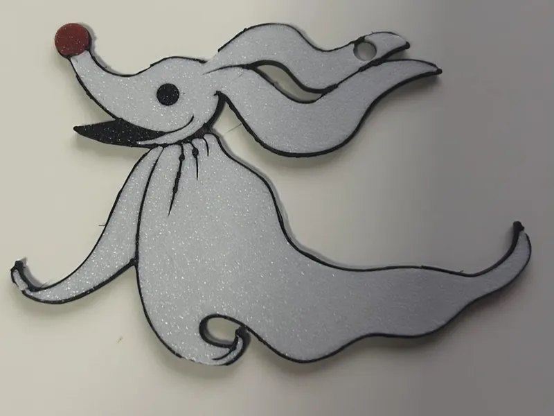 nightmare before christmas zero keychain