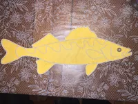 Décoration murale poisson walleye — photo 5
