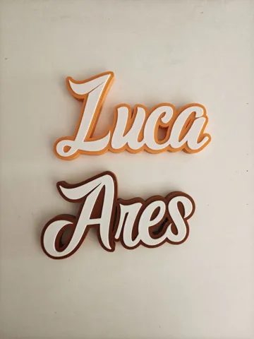 Letrero o emblema decorativo: Letrero Personalizado Tipografia Adven — vista de referencia 3