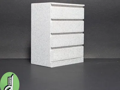 Ikea Collection - 1:12 - Malm - Chest of Drawers