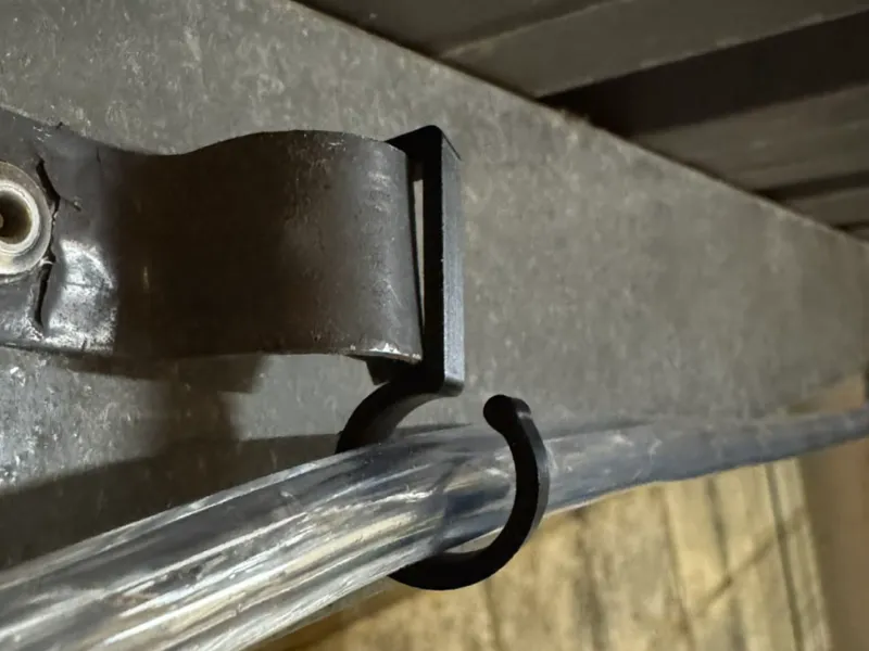 10mm LED rope mounting clip