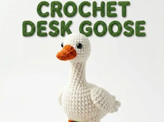 Crochet Desk Goose