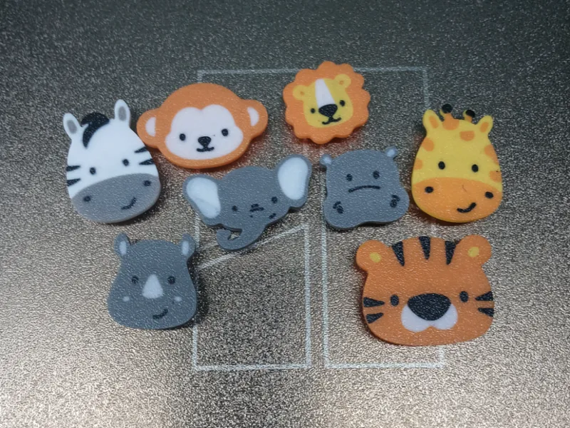 Adorable Safari Animal Croc Charms