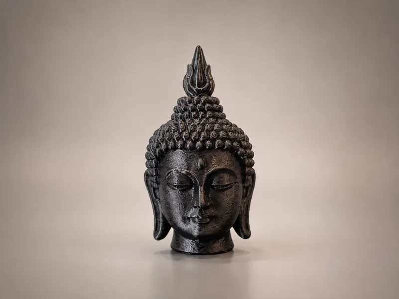 Buddha Head Sculpture
