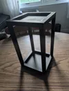 flat concave bottom and top