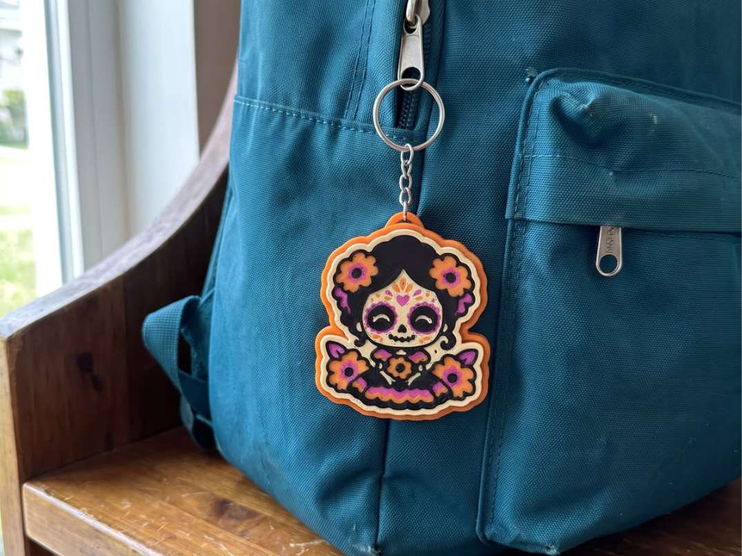 Catrina – Día de los Muertos Clicker keychain 3D model