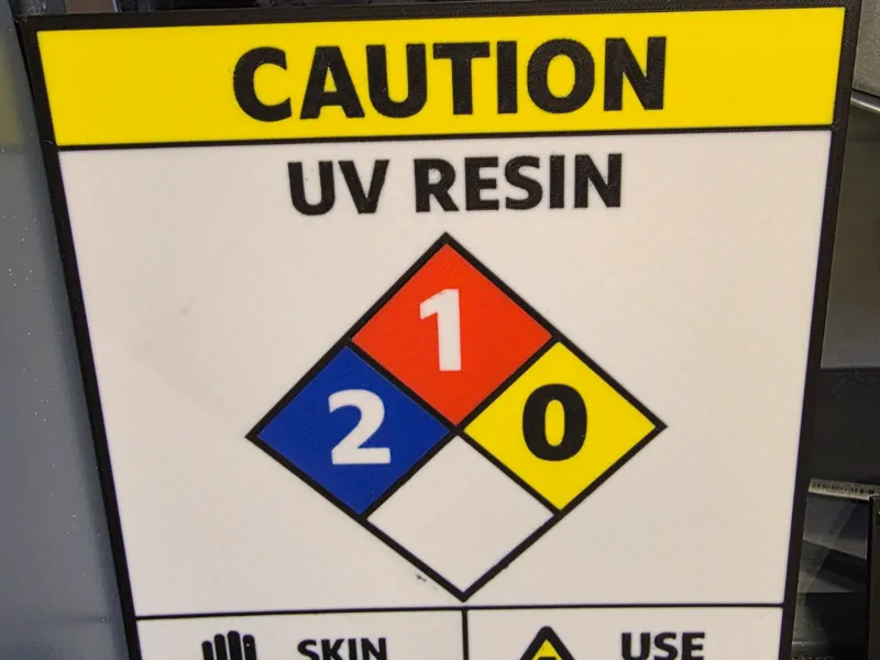 Hazard Diamond UV Resin