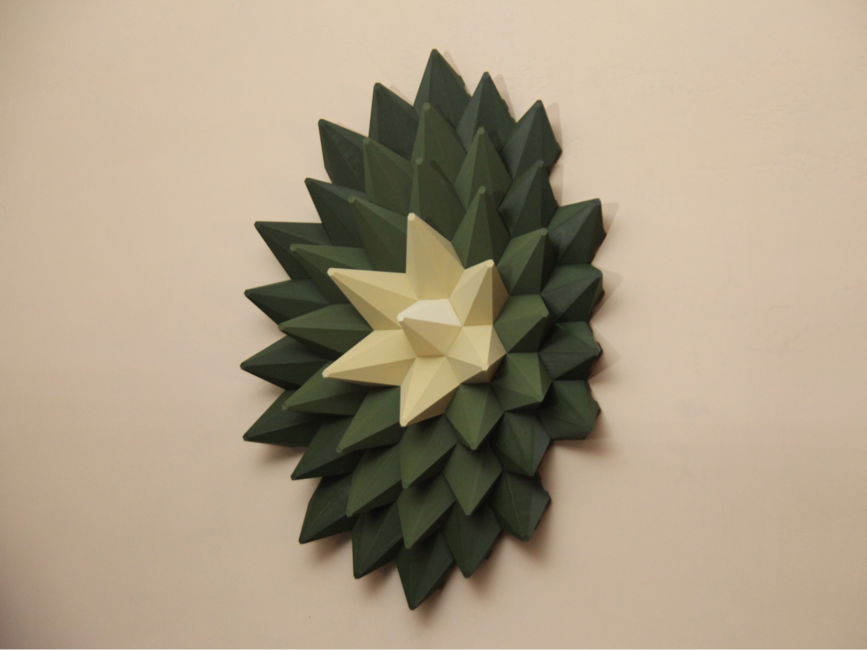 Miniatura 1 do modelo 3D Parametric Hexagon Wall Art