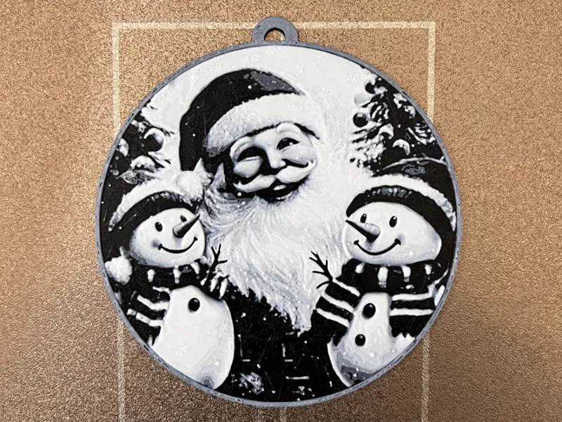 Santa Ornament