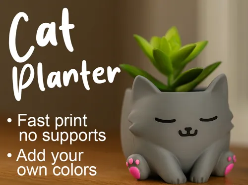 Vaso Gato — Decoração Fofa