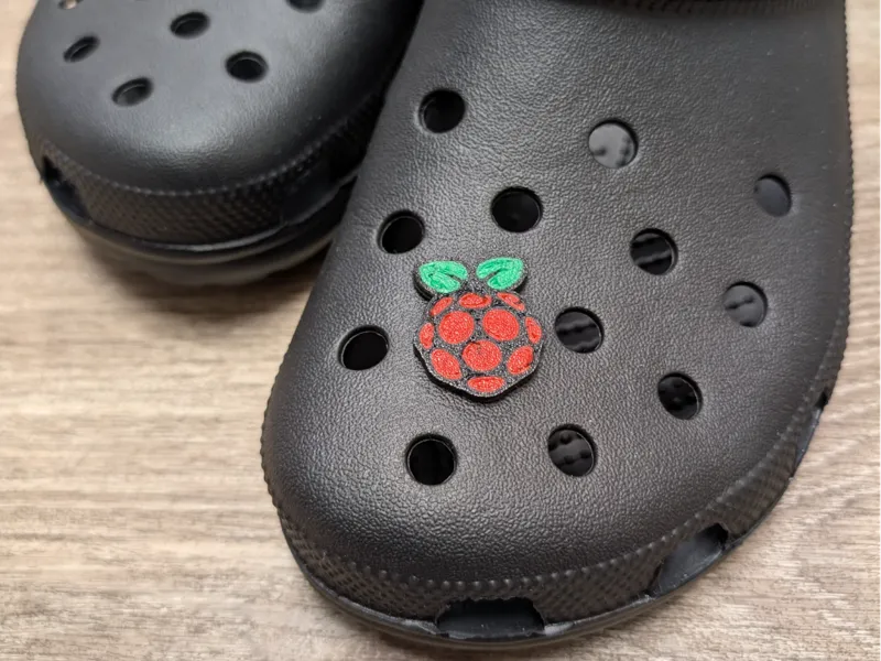 RaspberryPi Croc Charm