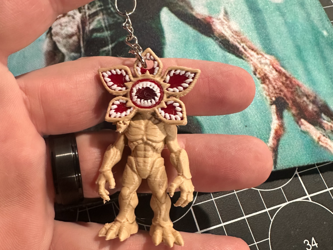 Demogorgon keychain single/multicolor