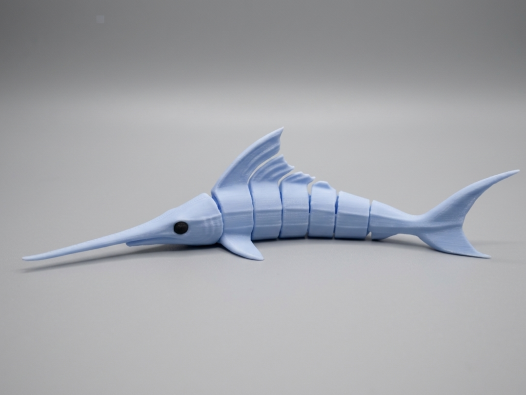 Articulated  Swordfish  - Print In Place Design