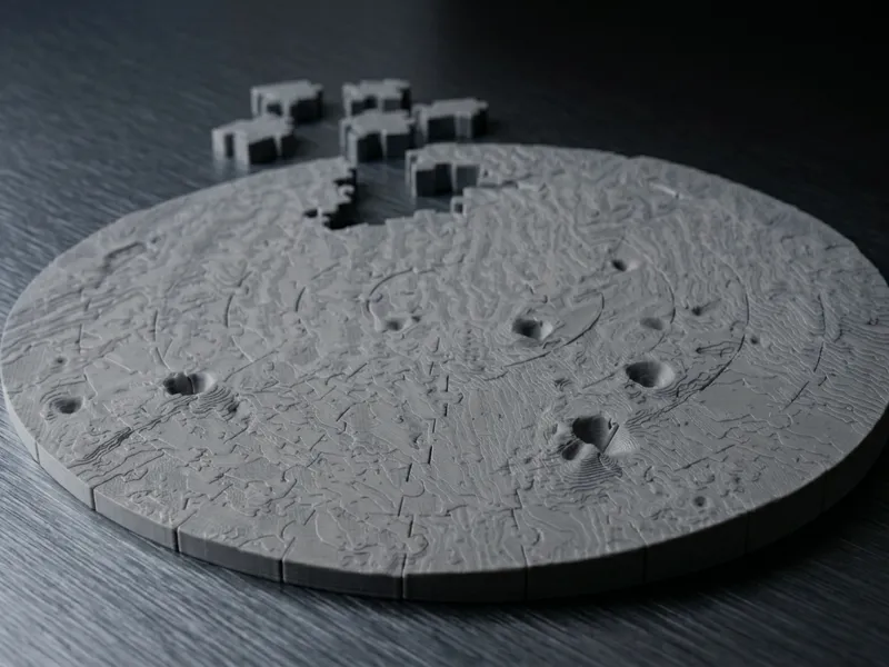 Apollo 11 Landing Puzzle (first man on the moon)