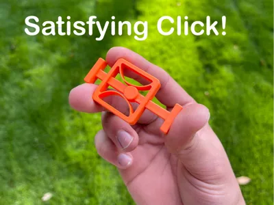 Clicky! - Satisfying Print-in-Place Fidget Button