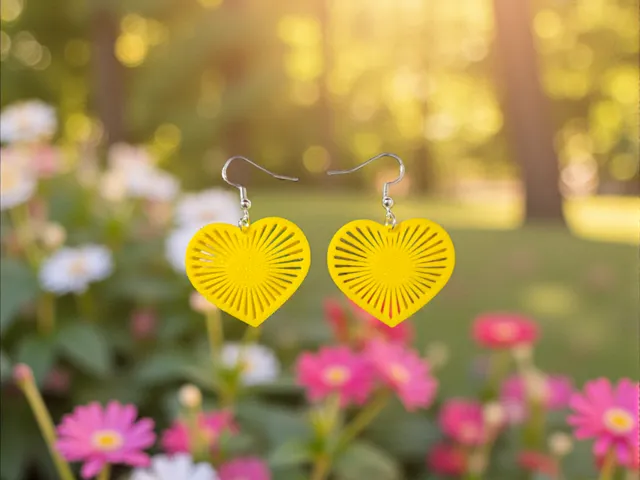 SunHeart earrings