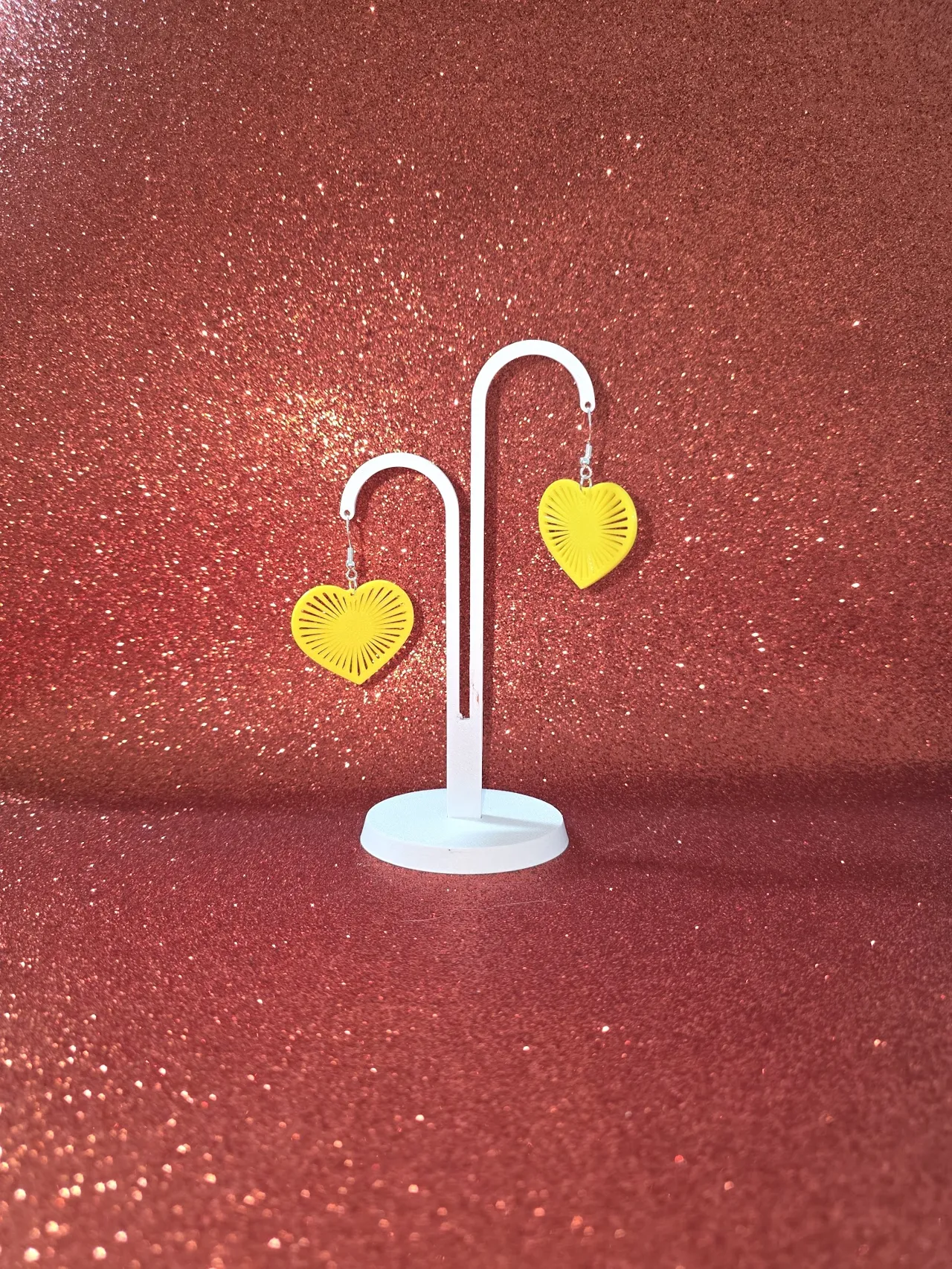SunHeart earrings view 3