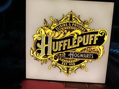 Hufflepuff lamp