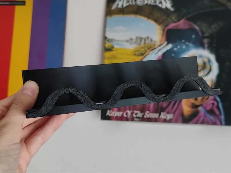 Vinyl Record Wall Mount / Display Shelf (2-Piece)