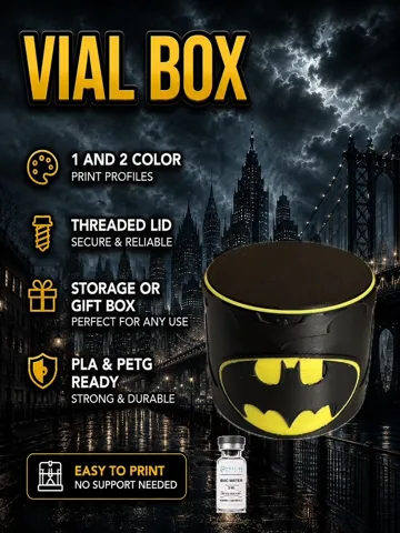 Organizador: Batman Vial Storage Box 3ml and 10ml Bottles — vista de referencia 2