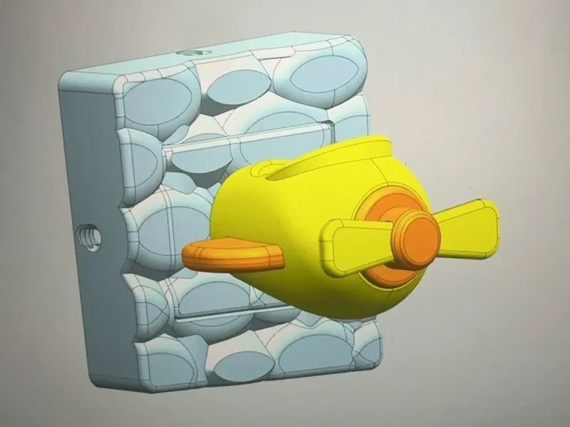 立体造型开关面板（适配86X86单开关）