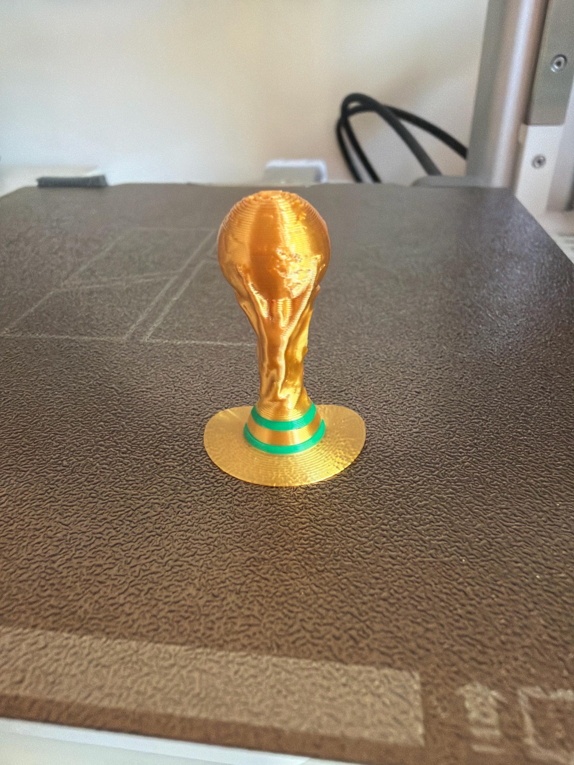 Miniatura 1 do modelo 3D 大力神杯-世界杯冠军奖杯-2026美加墨世界杯足球比赛-多色一体打印