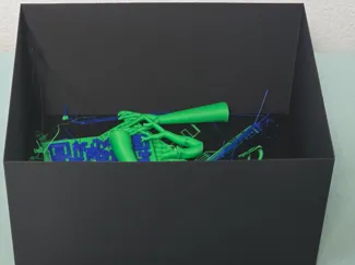 Mülleimer für Filamentreste