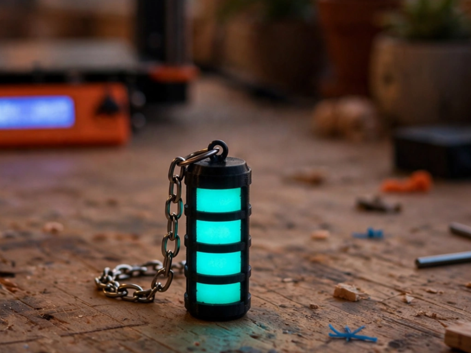 Keychain mini luminous lantern