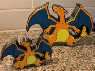 Charzard Desktop Wall Display