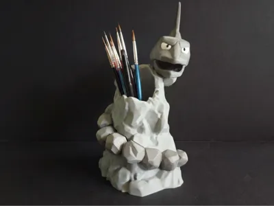 Onix Pen Holder All Separate Parts