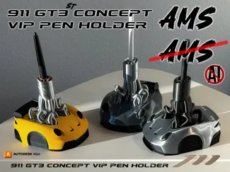 Porsche 911 GT3 Style Single Pen Holder