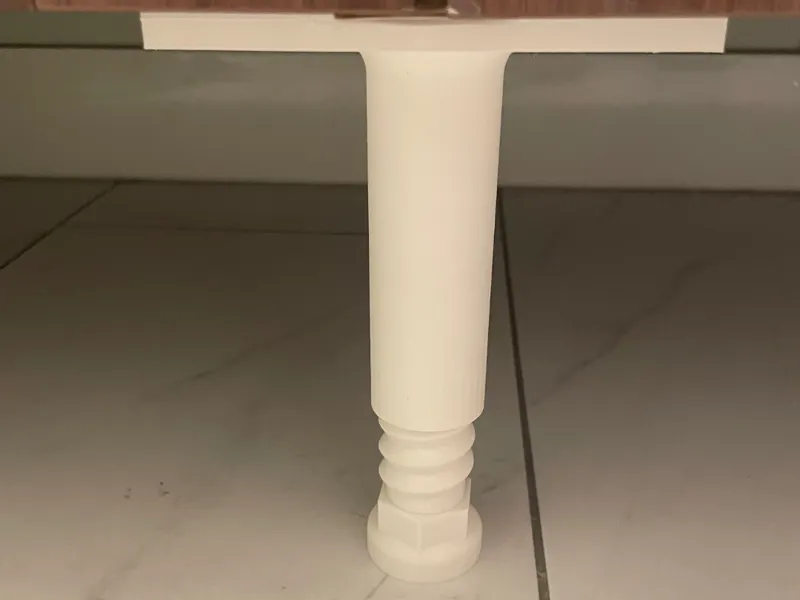 IKEA Godmorgan Leg with 30 degree printable thread