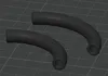 0.08mm layer, 2 walls, 15% infill closed pipe