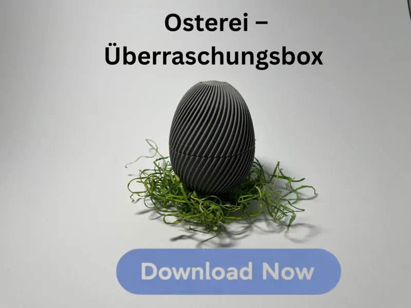 Verschraubbares Osterei – Überraschungsbox