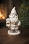 Cozy Lantern Gnome – Detailed Decorative Figure Mini Size