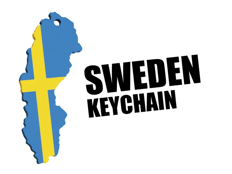 Sweden Keychain