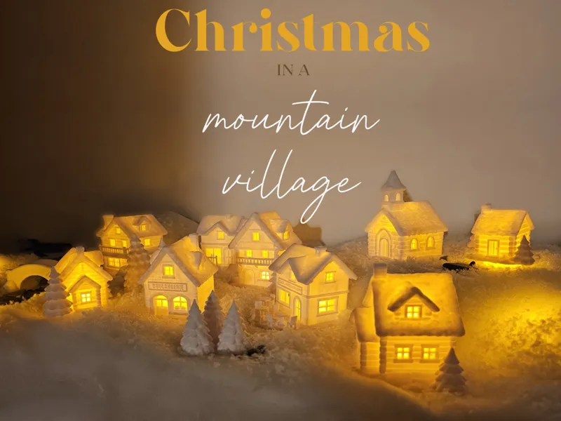 Christmas in a mountain village