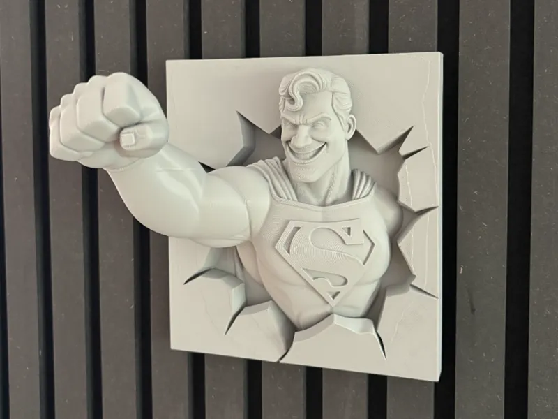 Superman relief fist bump