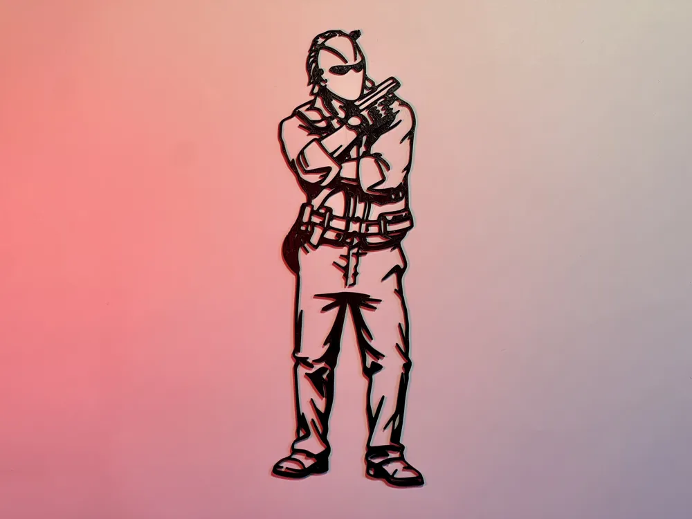 Art mural Agent Mr. P CSGO/CS2 - Free 3D Print Model - MakerWorld