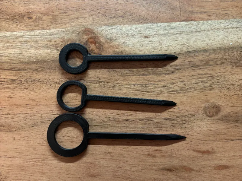 Long Archery Target Pins