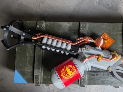 Retro Futuristic Flame Thrower
