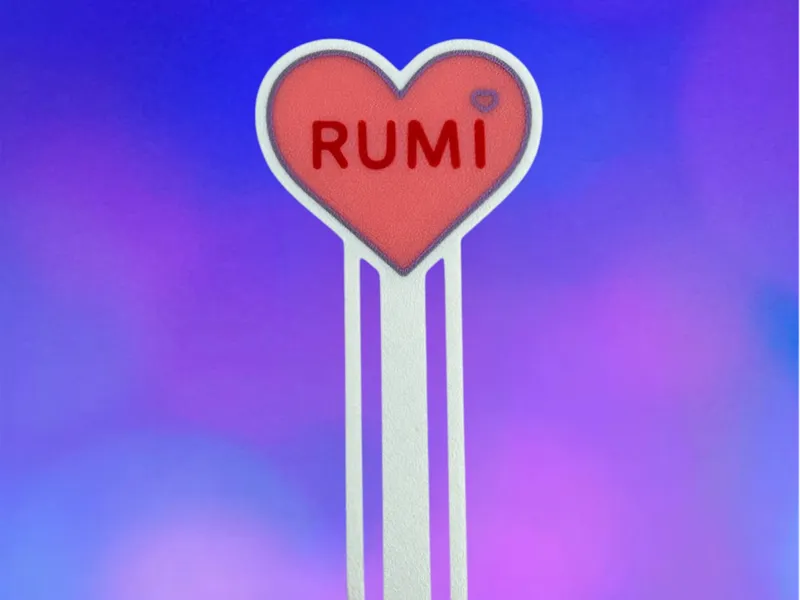 k-pop demon hunters Rumi bookmark