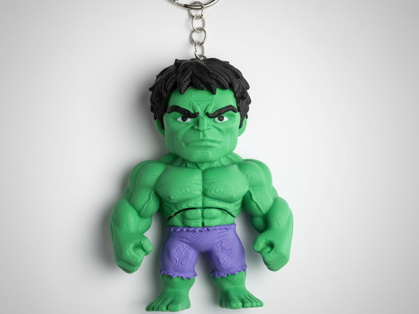 Flexi Hulk Keyring 