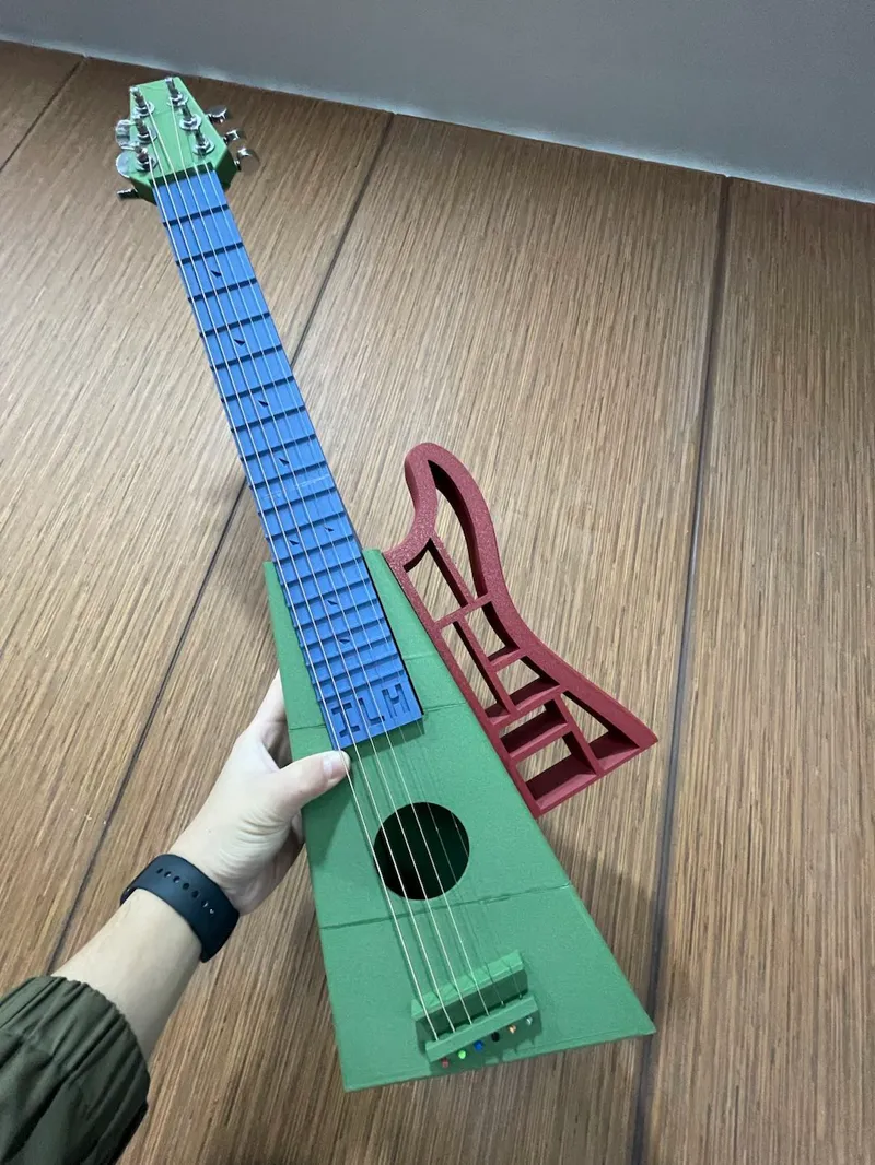 Playable guitar remix