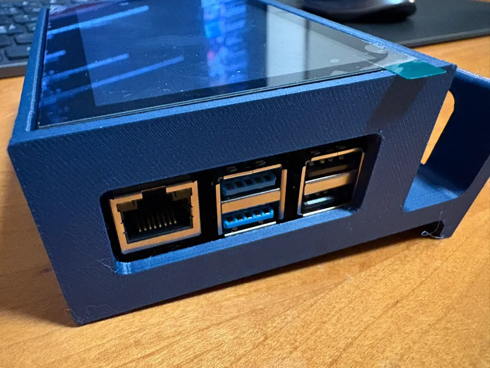 Stand for Raspberry Pi with 4.3 inch LCD display by Dennis MakerWorld ...